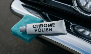 Chcesz wiedzieć, czym wyczyścić chromowane listwy w aucie? Pasta "Chrome Polish" i ściereczka z mikrofibry to klucz do blasku!