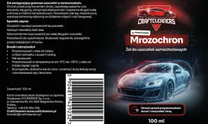Mrozochron - jak odnowić uszczelki w samochodzie. Żel chroniący przed przymarzaniem drzwi i uszczelek zimą. 100 ml.